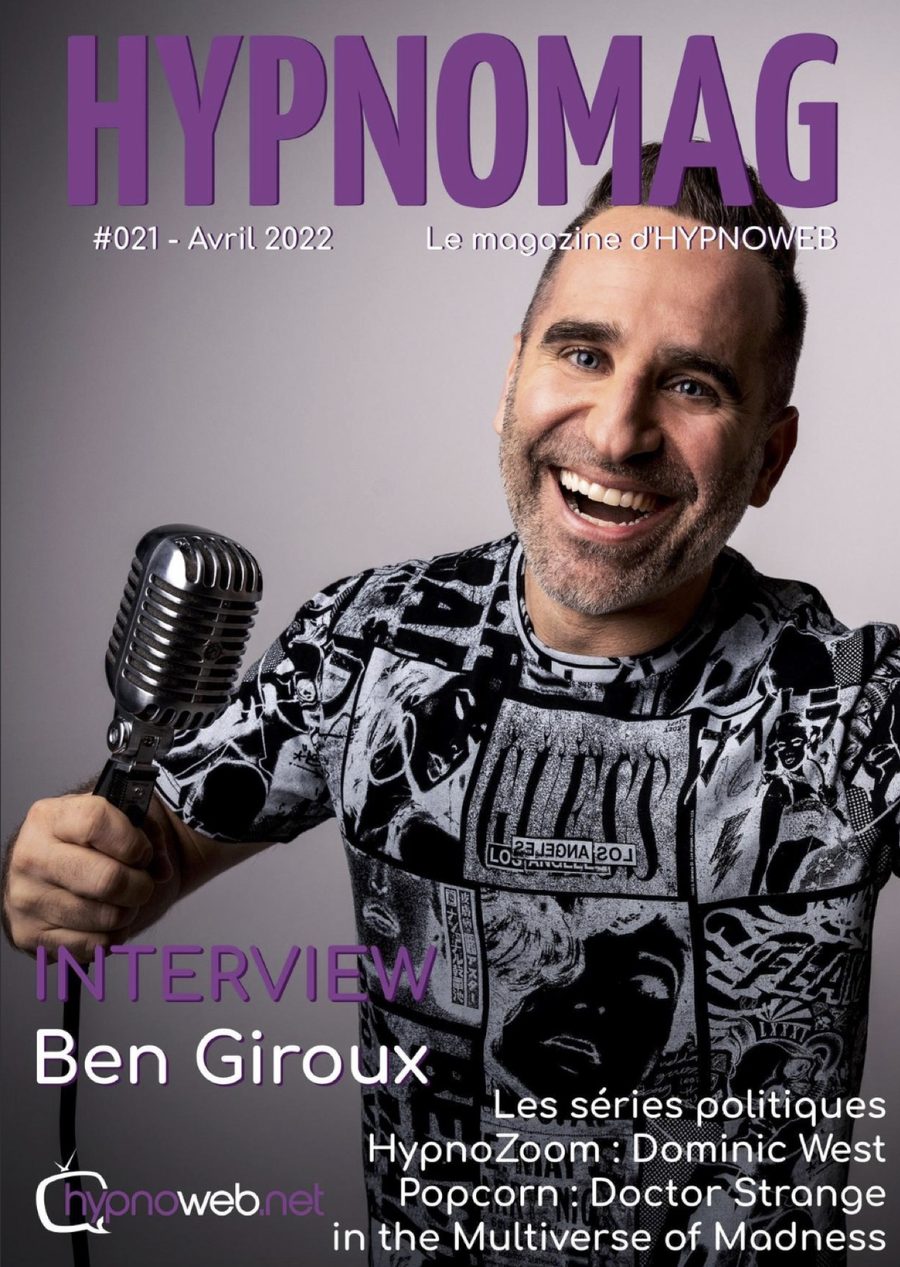 Ben on the cover of HypnoMag